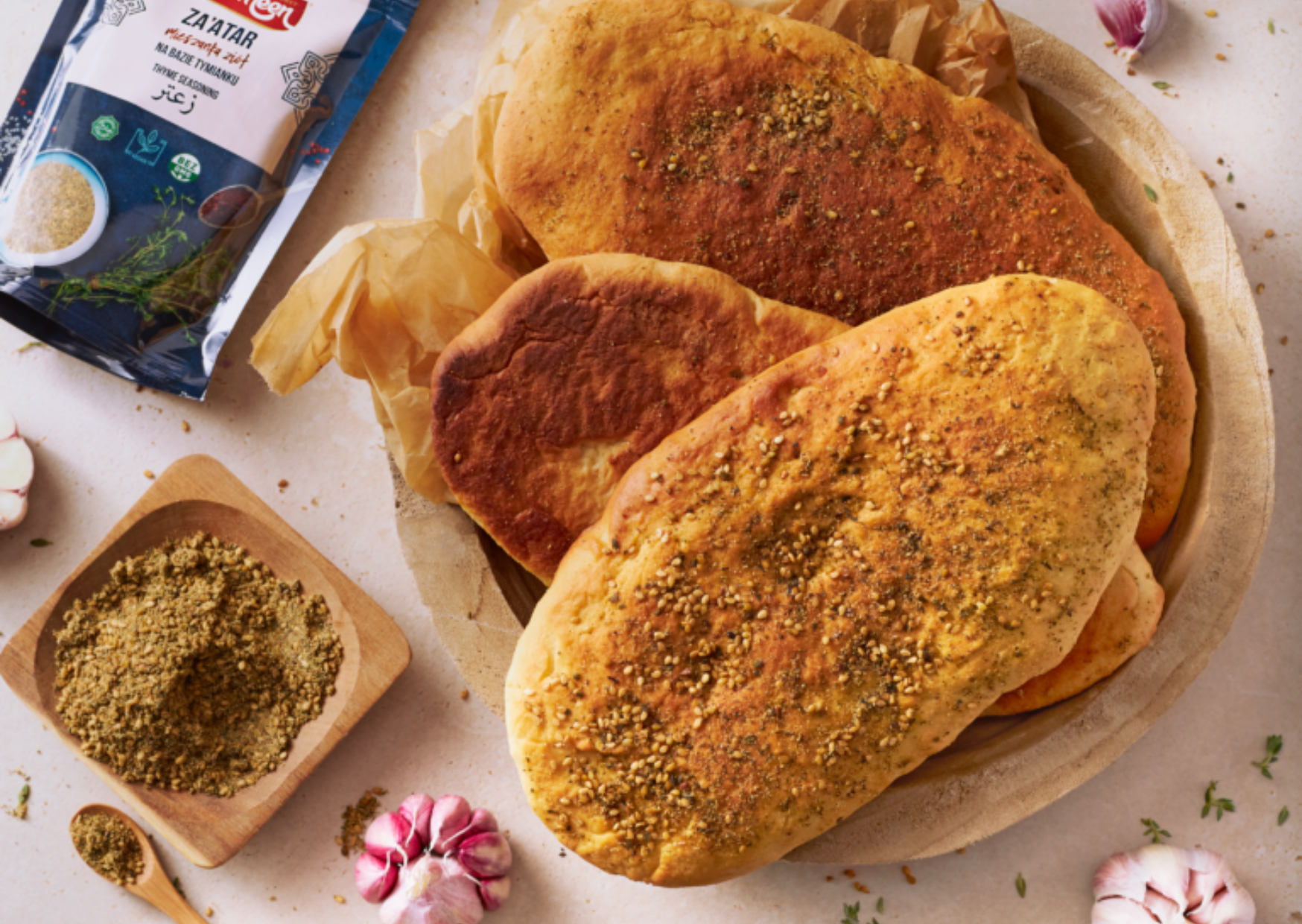 Homemade Focaccia with Za’atar